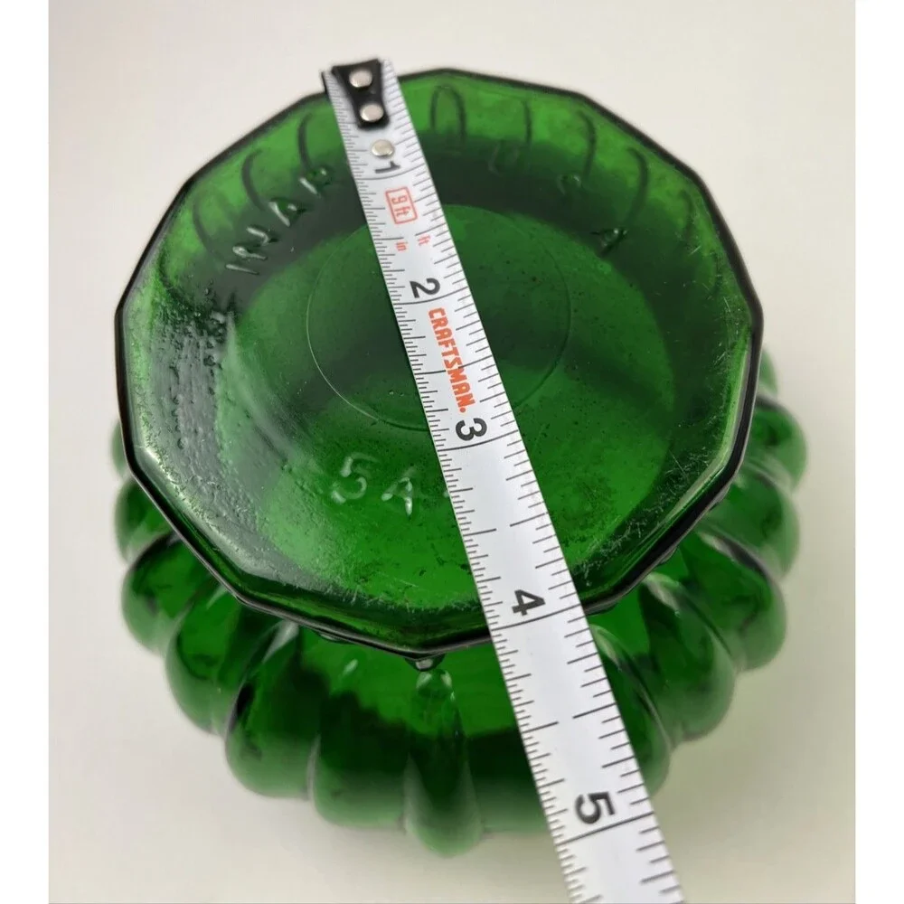 Vintage INARCO USA, #5441 Emerald Green Round Planter/Vase